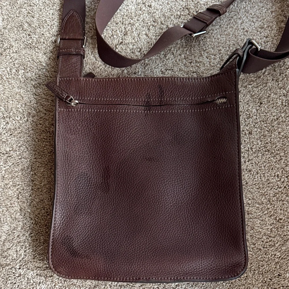 TUMI Vintage Brown Leather Men's Bag